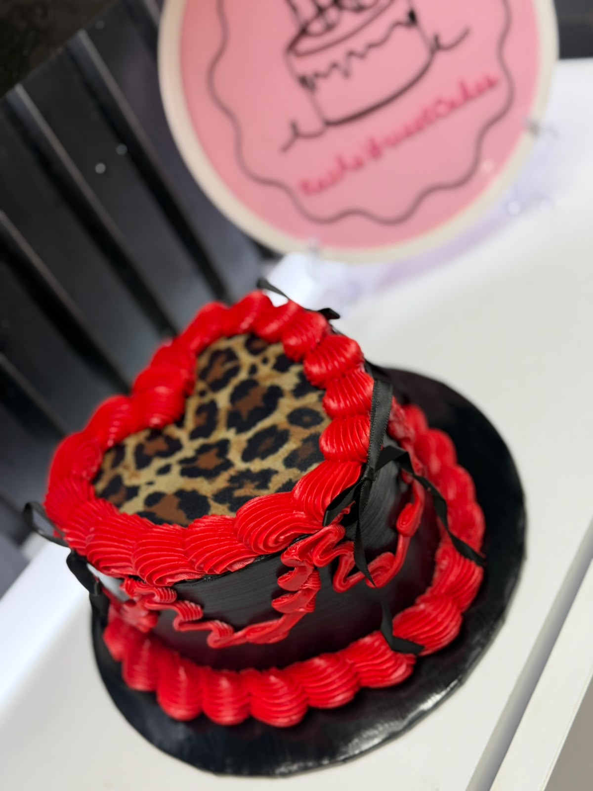 Heart Cake tamaño 6x4 por encargo en Puerto Rico